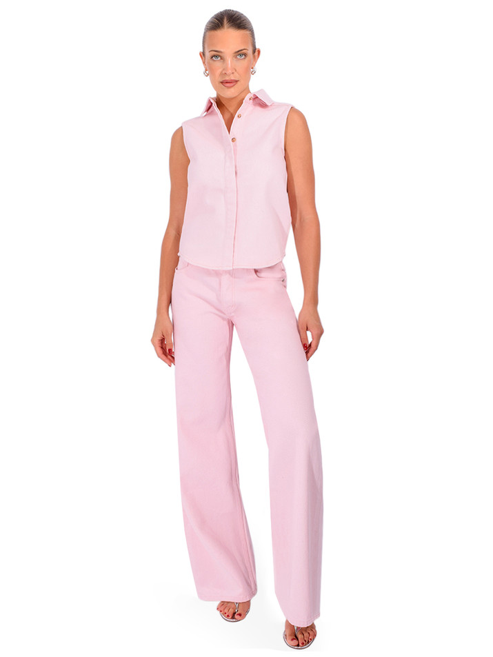 STILL HERE Cool Jean in Pink Full Outfit 