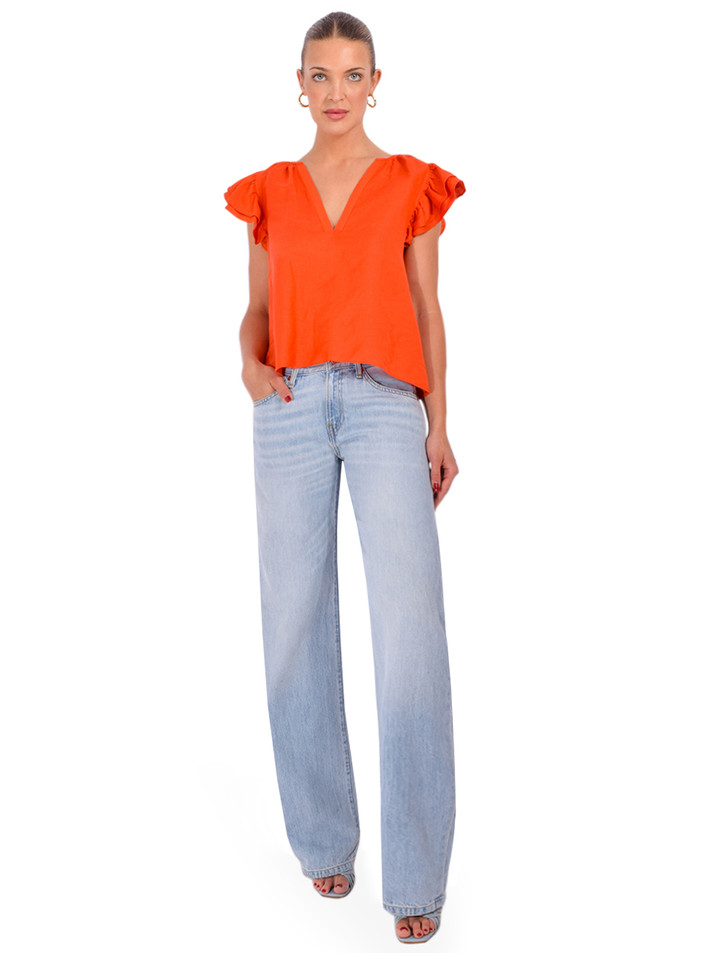 RE/DONE Loosie Jean in Silver Springs Full Outfit 