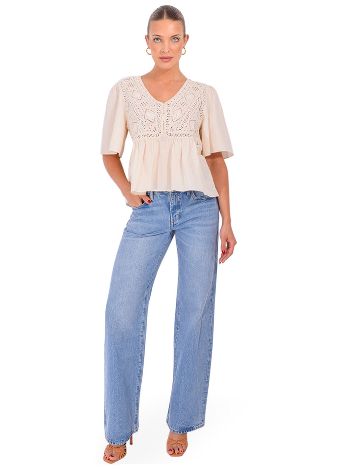 FRAME The Saturday Jean in Static Full Outfit 