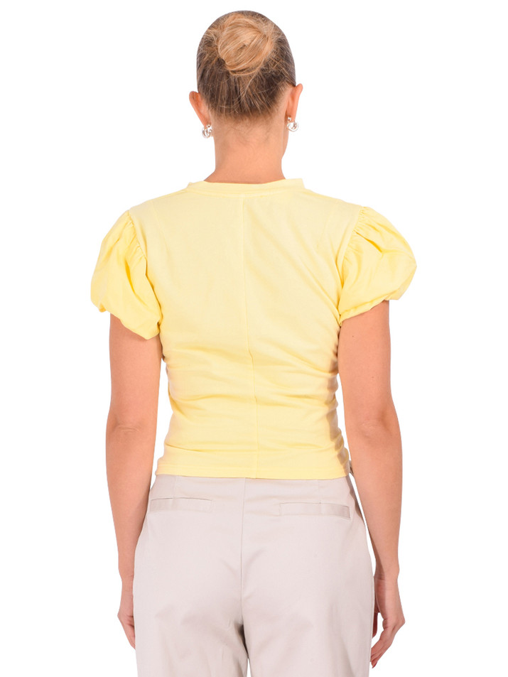 LOVE THE LABEL Lilo Tee in Sunlight Back View 