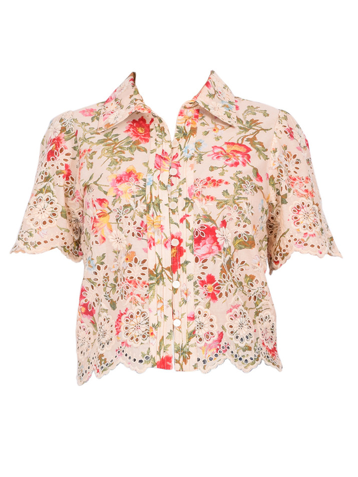 LOVE THE LABEL Abigail Top in Tiffany Floral Print

