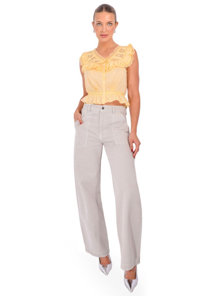LOVE THE LABEL Wallis Top in Sunlight Full Outfit 
