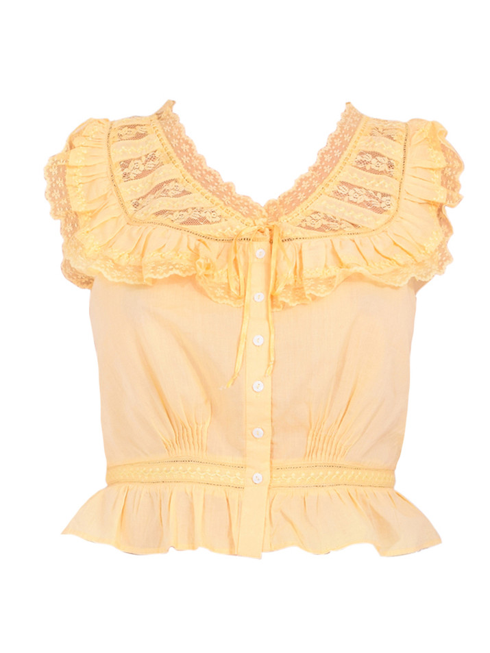 LOVE THE LABEL Wallis Top in Sunlight
