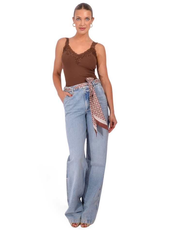 SER.O.YA Denim Bond Jeans Full Outfit 