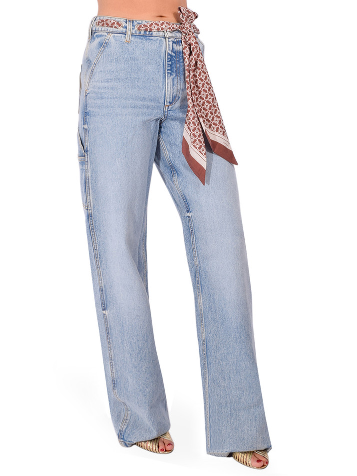 SER.O.YA Denim Bond Jeans Side View 