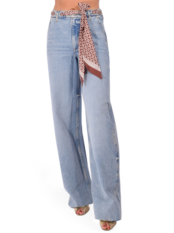 SER.O.YA Denim Bond Jeans Front View 