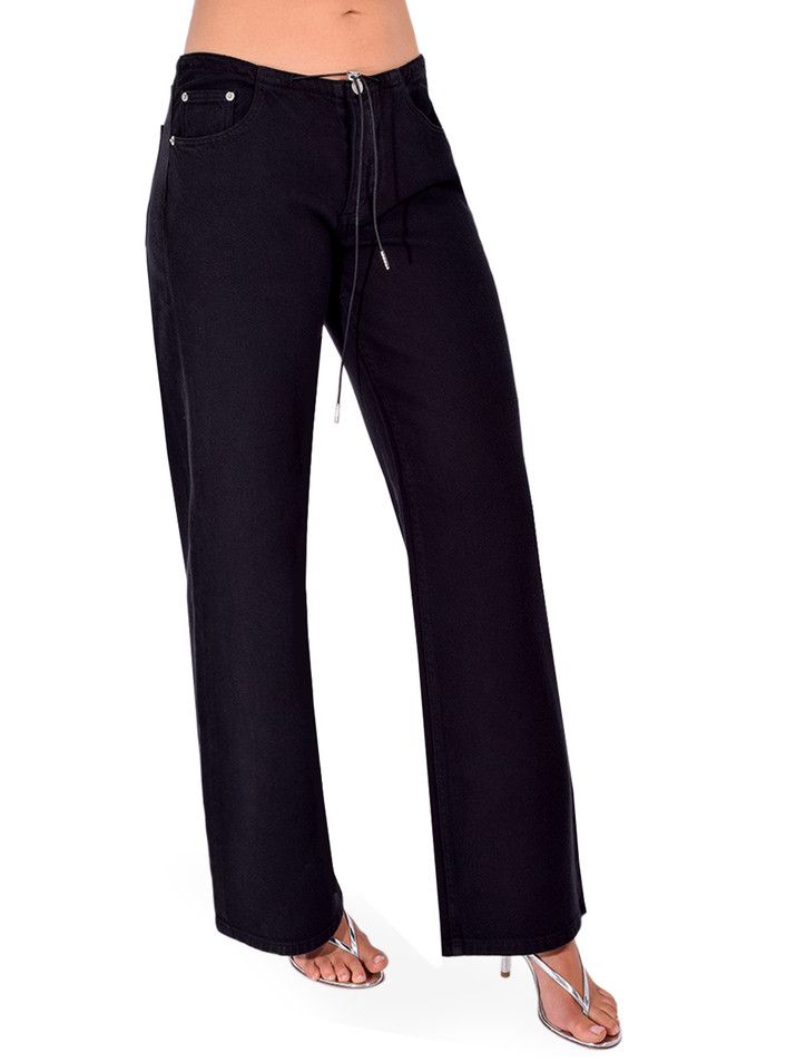 STILL HERE Cool Jean in Black Side View 