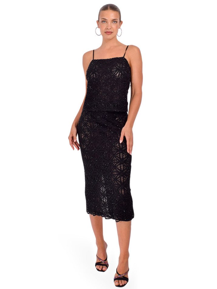 LE SUPERBE Victorian Beach Tank in Black Full Outfit 