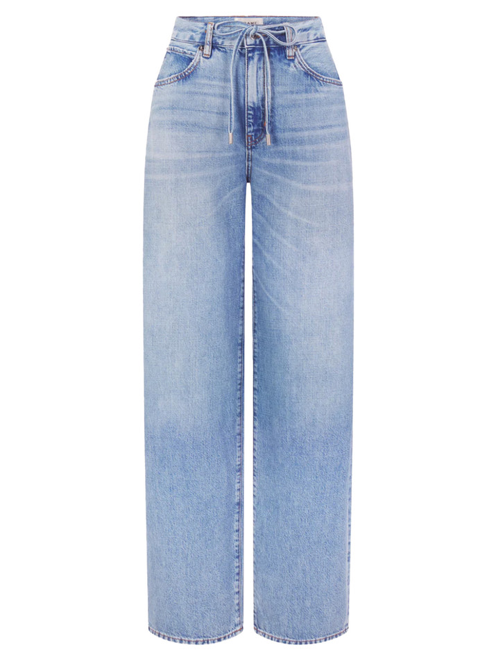 FRAME Off-Duty Drawstring Bow in Afterglow