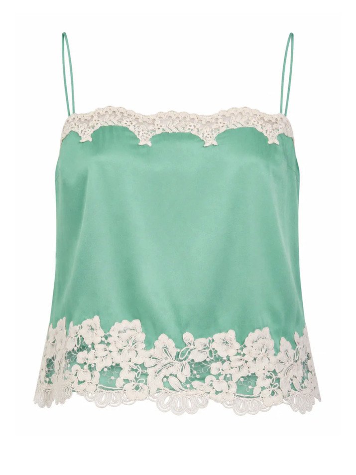 CAMI NYC Maiya Silk Camisole in Meadow