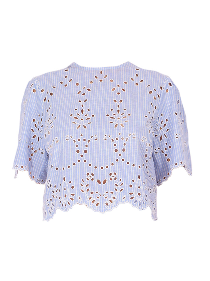HEMANT & NANDITA Dhara Top in Blue