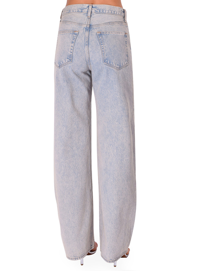 FRAME The Bow Jeans in Wisteria Back View 
