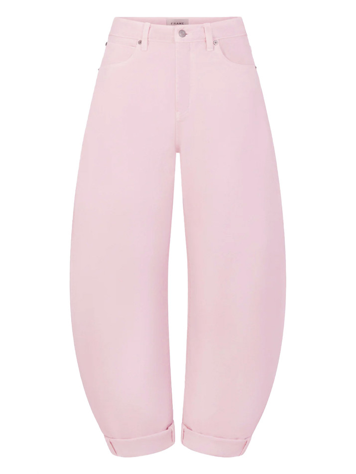 FRAME The Bubble Jean in Taffy Pink Product Shot 