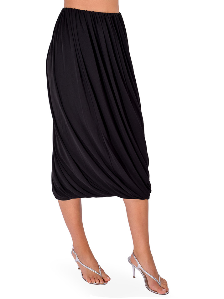 CINQ À SEPT Calden Skirt in Black Side View 