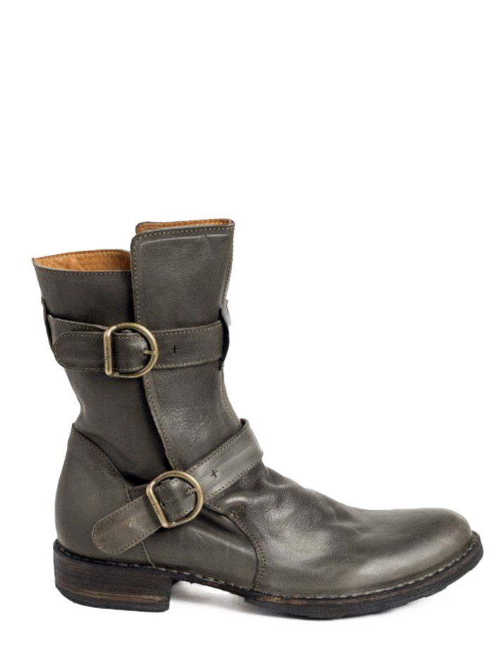 FIORENTINI & BAKER Shadyd Boot in Grey Rust Side View 