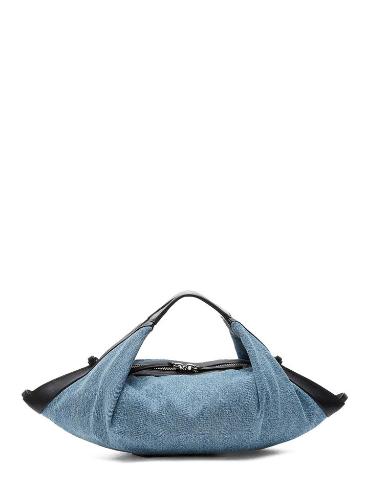 3.1 Phillip Lim Luna Mini Denim Crossbody Bag Front View 1