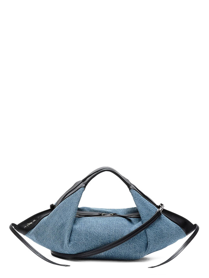 3.1 Phillip Lim Luna Mini Denim Crossbody Bag Front View 2