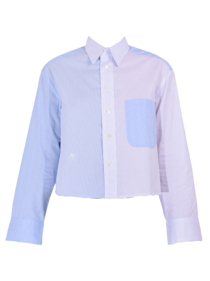 CISSA The Shorty Shirt in Blue Multi Product Shot 