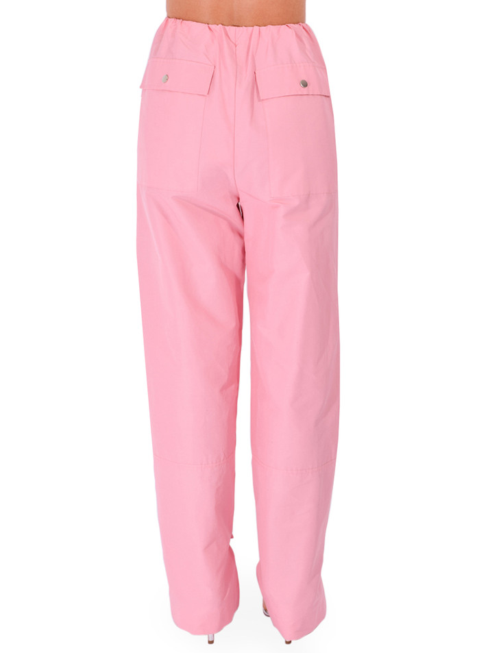PARIS GEORGIA Daria Trousers in Baby Pink Back View 