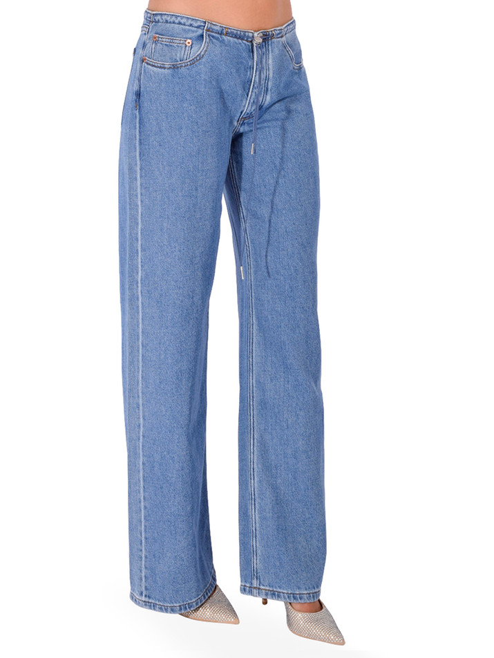 STILL HERE Cool Jean in Classic Blue Side View 

