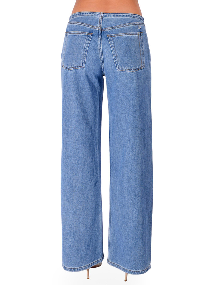 STILL HERE Cool Jean in Classic Blue Back View 

