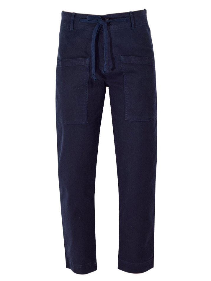 PHARAOH Ezra Pant in Tencel Twill Ink Product Shot 