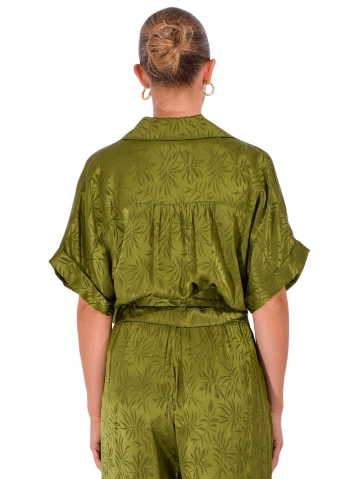 CHRISTY LYNN Manolo Top in Olive Back View 