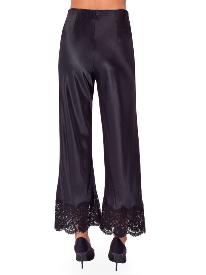 CAMI NYC Bristol Lace Pant in Black Back View 