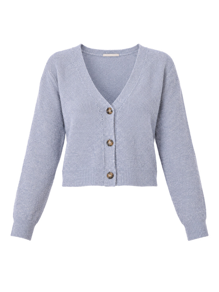 PHARAOH Ana Cardigan in Aura Blue Product Shot 