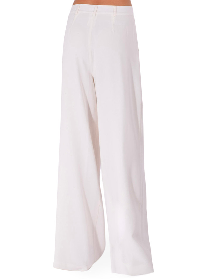 CINQ À SEPT Marne Pant in Ivory Back View 