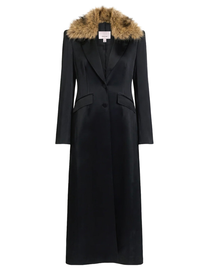 CINQ À SEPT Jyn Coat in Black Product Shot 