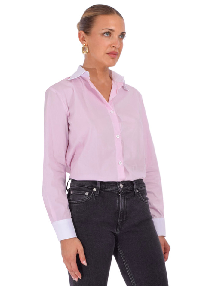 LELE DE BALTZAC The Valentine Top in Pink Side View 