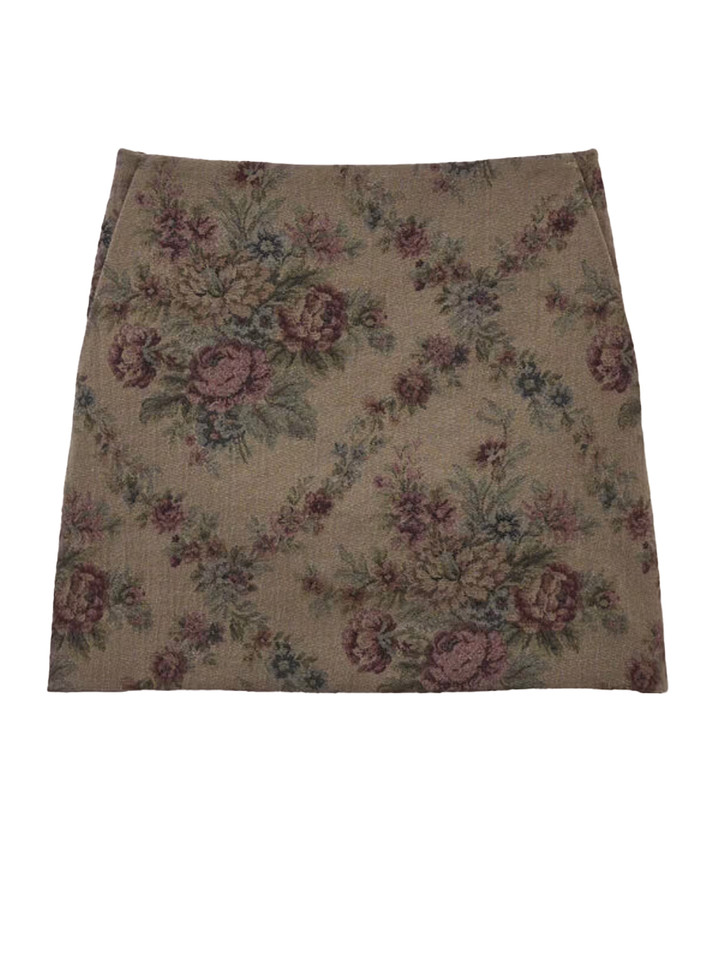BA&SH Rhea Skirt in Green Product Shot 
