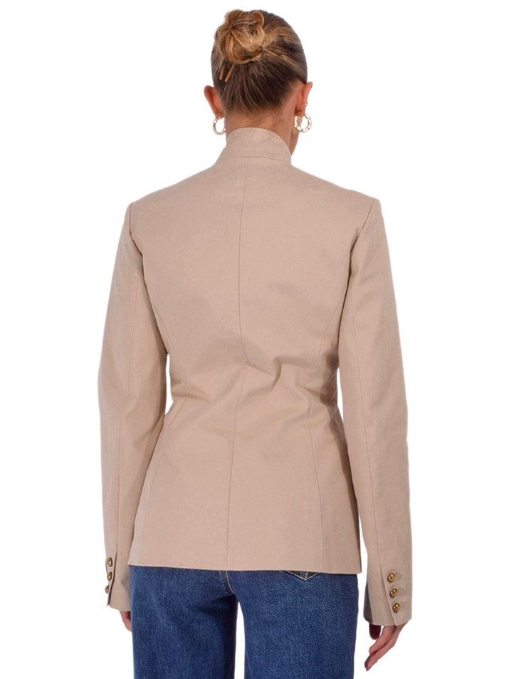 RE/DONE Sagan Jacket in Khaki Back View 
