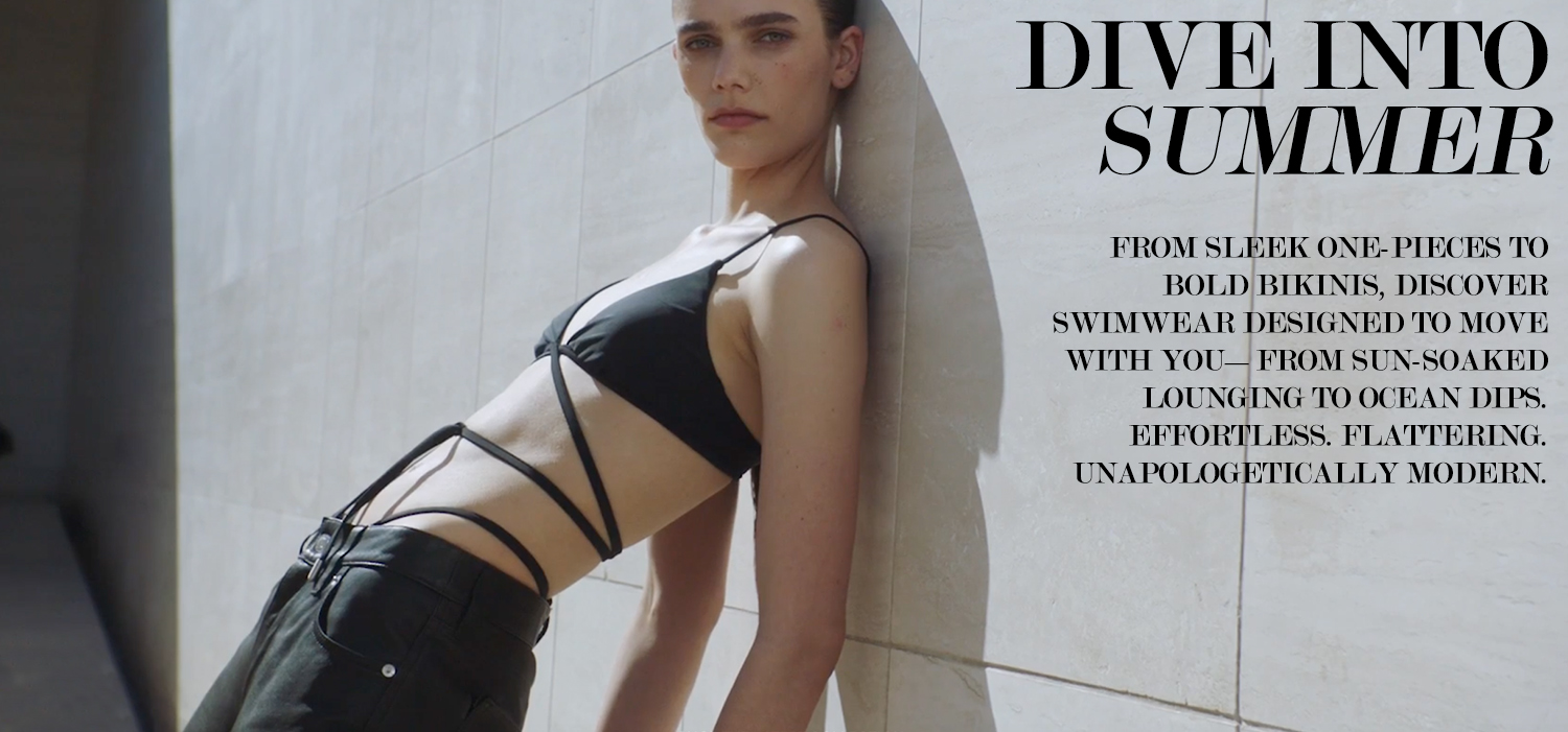 Shop our range of must-have swimsuits from designers like Simkhai, Lamarque and more!