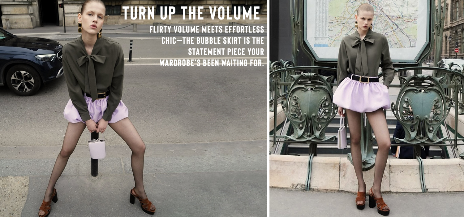 Discover the silhouette everyone wants: The Bubble Skirt