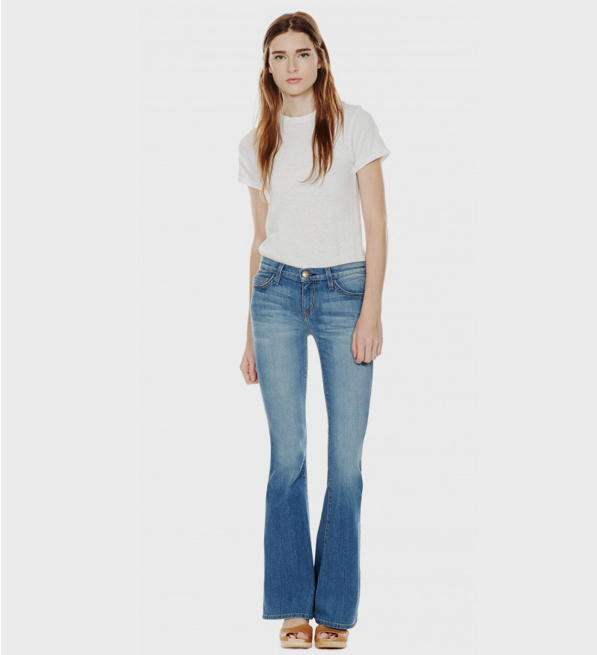 Current/Elliott The Low Bell / Spectator Jeans Front View 