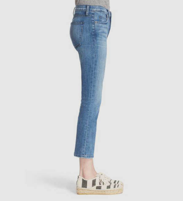 Current/Elliott The Kick Crop Jeans in Stockton Side View 