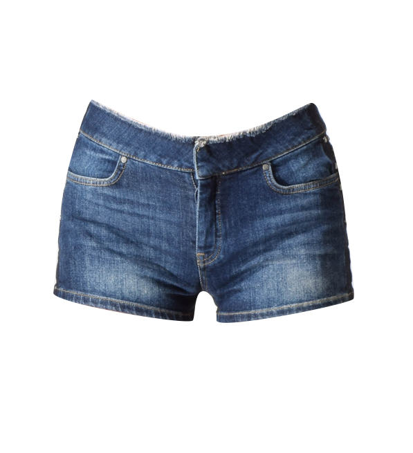 Intropia Frayed Shorts with Tacks Product Shot 
