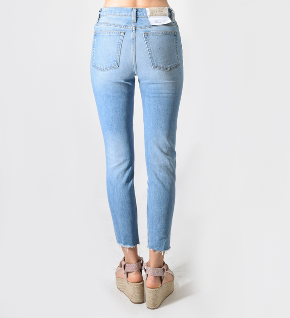 IRO Geen US Jean in Blue Vintage Back View 