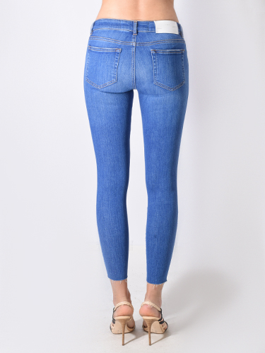 IRO Candy Raw Hem Jeans Back View 