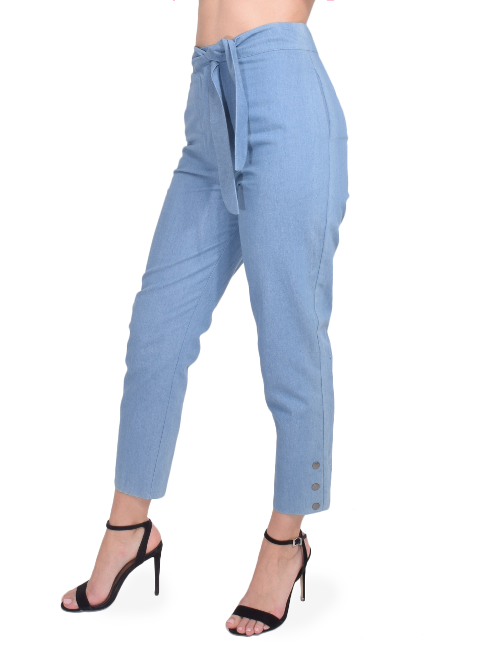 Karina Grimaldi Stella Denim Pants Side View 