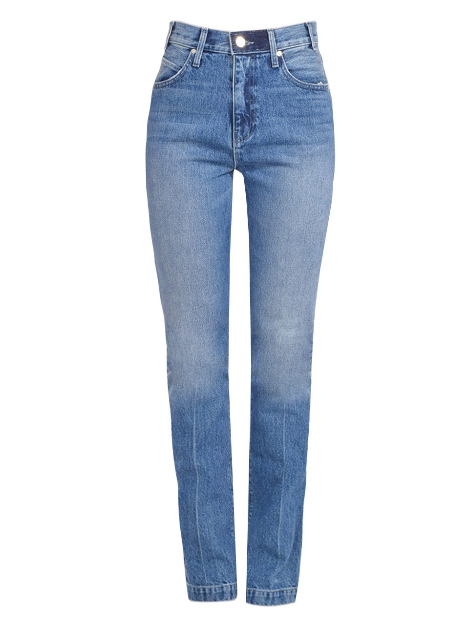 RTA Arwen Straight Leg Jeans in Lapis Product Shot 
