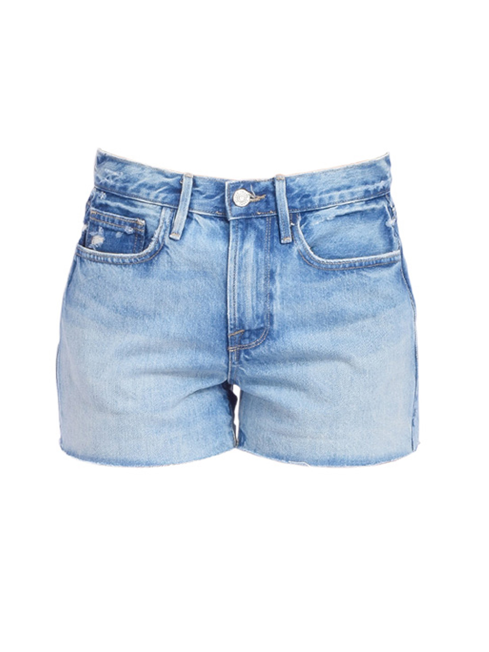 FRAME Le Brigette Short in Indigo Summit Product Shot 