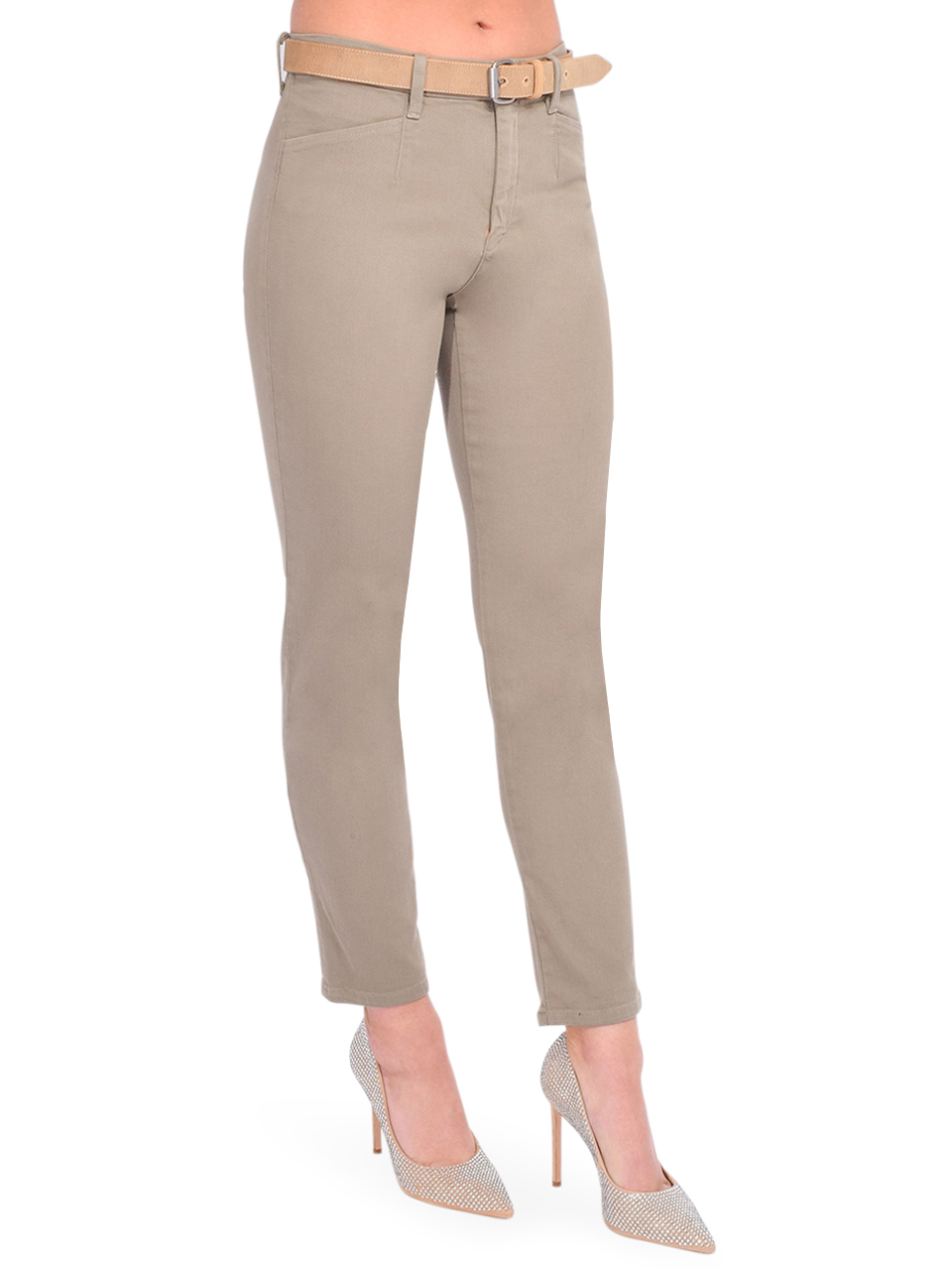 NOAM Hawks Trouser in Vetvier Green Side View 

