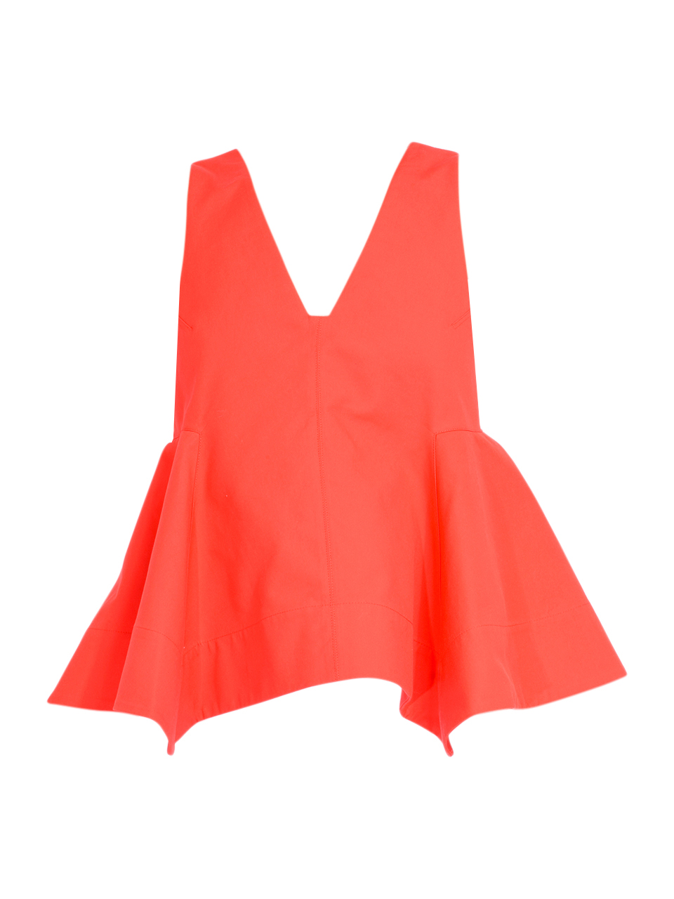 3.1 Phillip Lim Sleeveless V-Neck Top in Watermelon Product Shot 