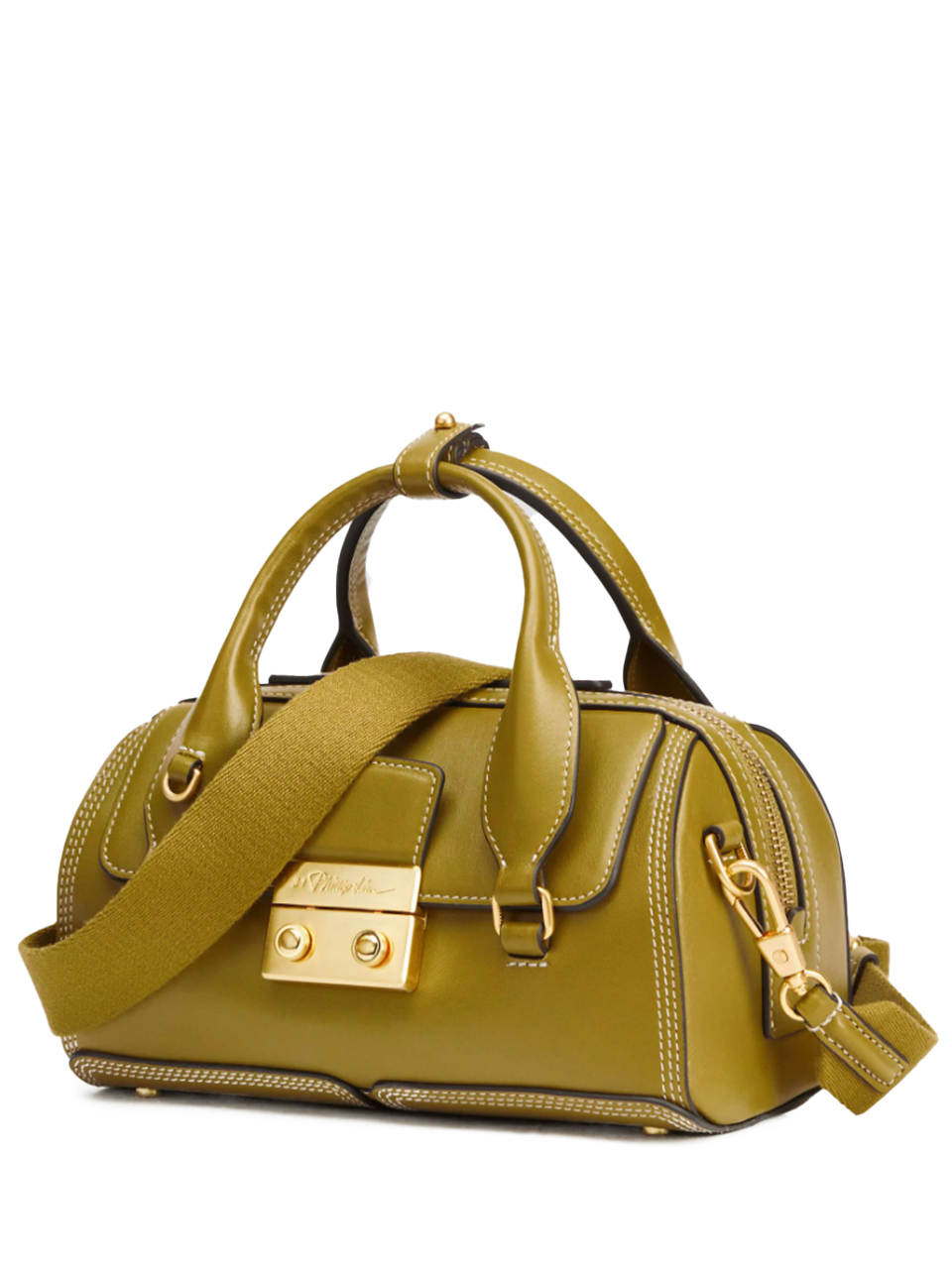 3.1 PHILLIP LIM Pashli Duffle in Toffee 3/4 View 