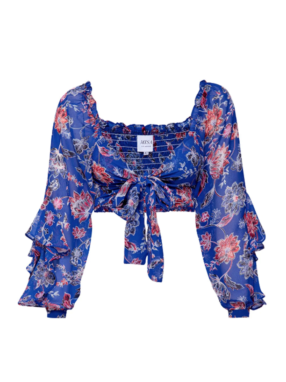 MISA Los Angeles Ancora Top in Sireneuse Floral Product Shot 