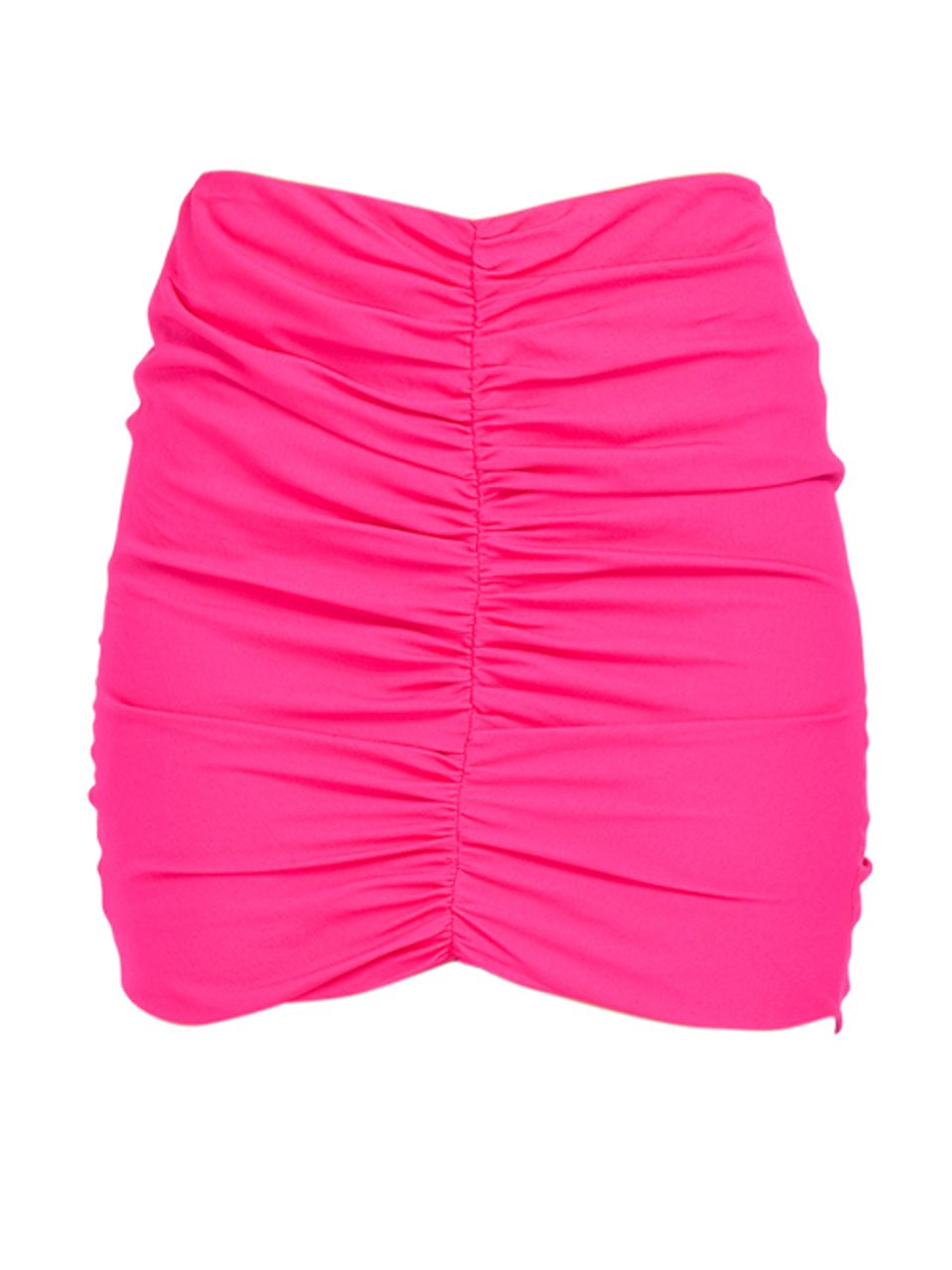 THE SEI Center Ruched Mini Skirt in Fuchsia Product Shot 