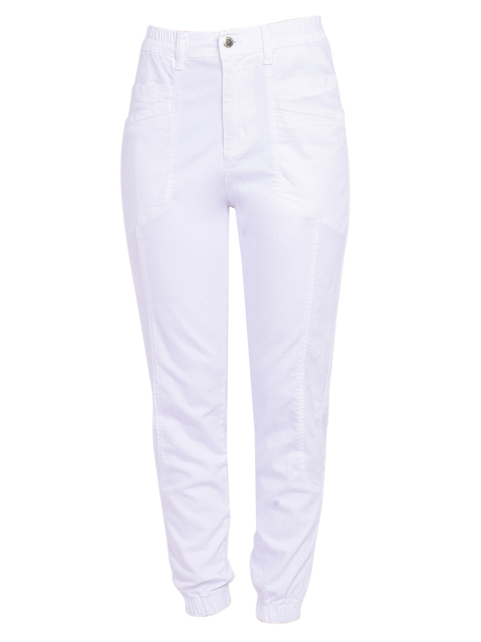 RETROFETE Myla Pant in Optic White Product Shot 